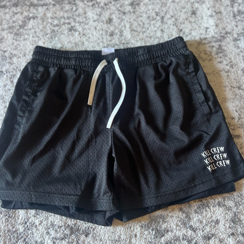 Kill Crew Mens  Black Shorts